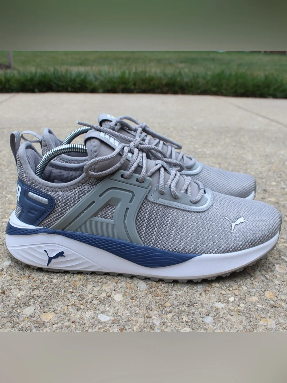 Puma Pacer 23 Tech Overload Grey Shoes Sz 10